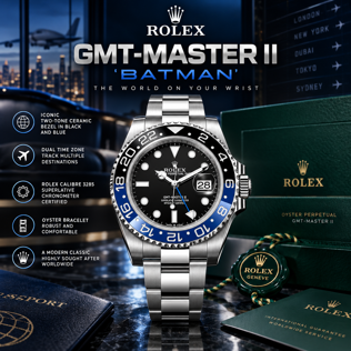 NEW 2026 ROLEX GMT MASTER II 'BATMAN'