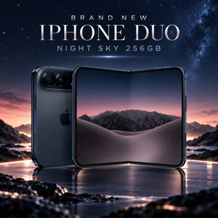 BRAND NEW IPHONE DUO NIGHT SKY 256GB