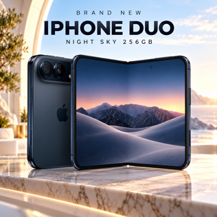 BRAND NEW IPHONE DUO NIGHT SKY 256GB