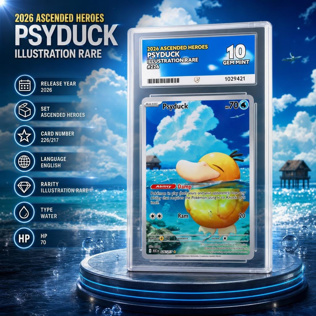 ACE 10 2026 ASCENDED HEROES PSYDUCK ILLUSTRATION RARE