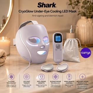 SHARK CRYOGLOW UNDER-EYE COOLING LED ANTI-AGEING REPAIR MASK – LILAC CHILL - PARENT DAY 2 #23