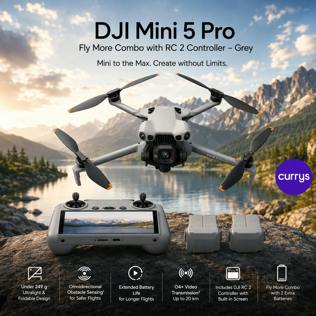 DJI MINI 5 PRO DRONE FLY MORE COMBO + RC 2 CONTROLLER - PARENT DAY 2 #23