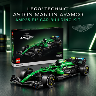 LEGO® TECHNIC™ ASTON MARTIN ARAMCO AMR25 F1® CAR BUILDING KIT #1