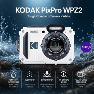 KODAK PixPro WPZ2 Tough Compact Camera - White #1 #2