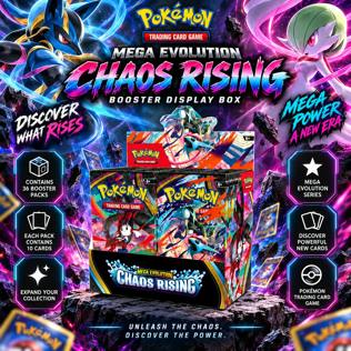 CLONE - POKÉMON TCG: MEGA EVOLUTION-CHAOS RISING BOOSTER DISPLAY BOX (36 PACKS) PARENT (1 DAY) #36
