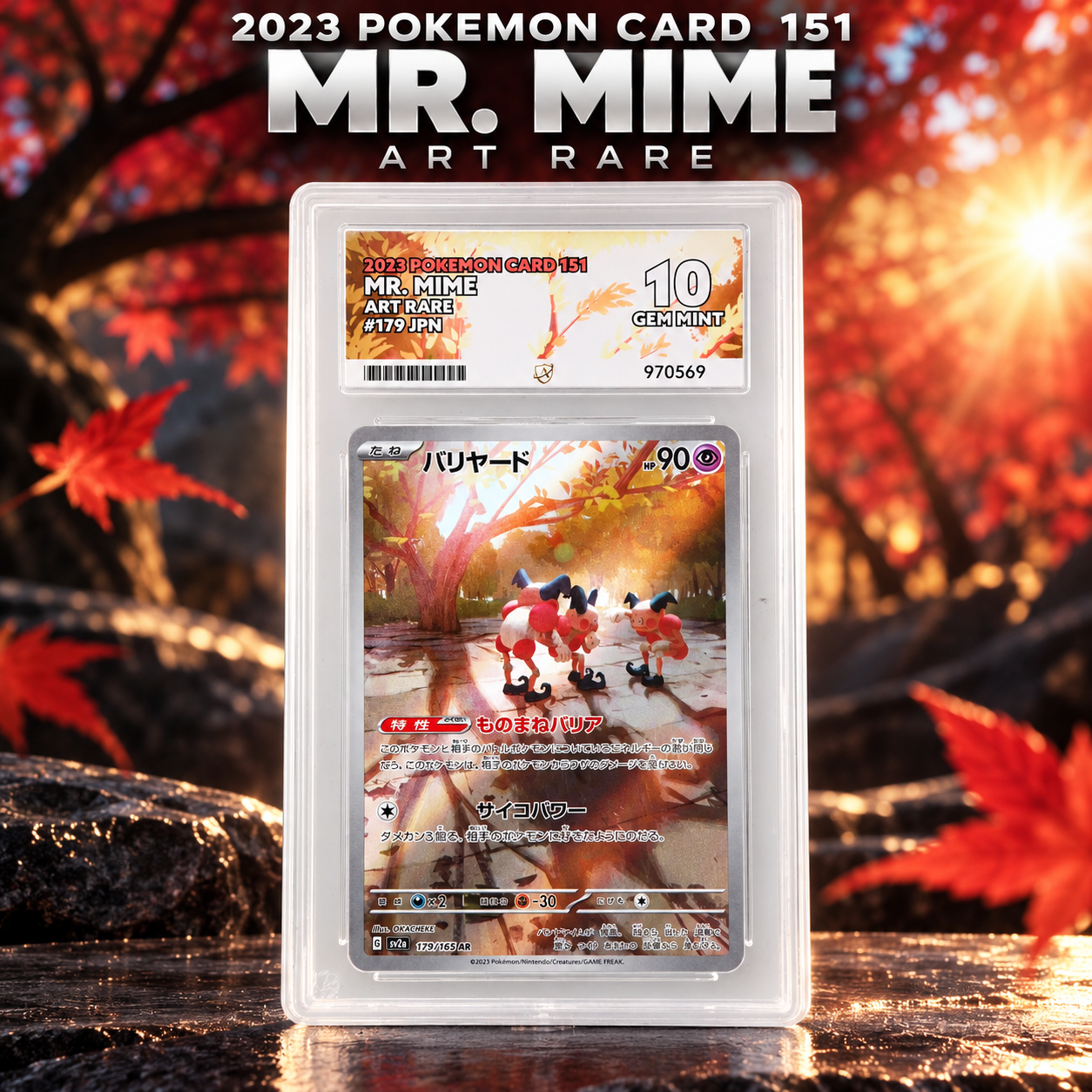 2023 POKEMON CARD 151 MR MIME ART RARE