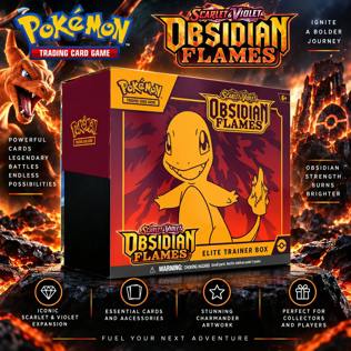 NEW SEALED POKEMON TCG: OBSIDIAN FLAMES ELITE TRAINER BOX #4