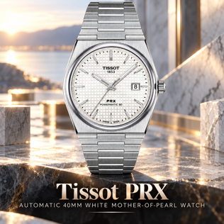 TISSOT PRX AUTOMATIC 40MM WHITE DIAL #1