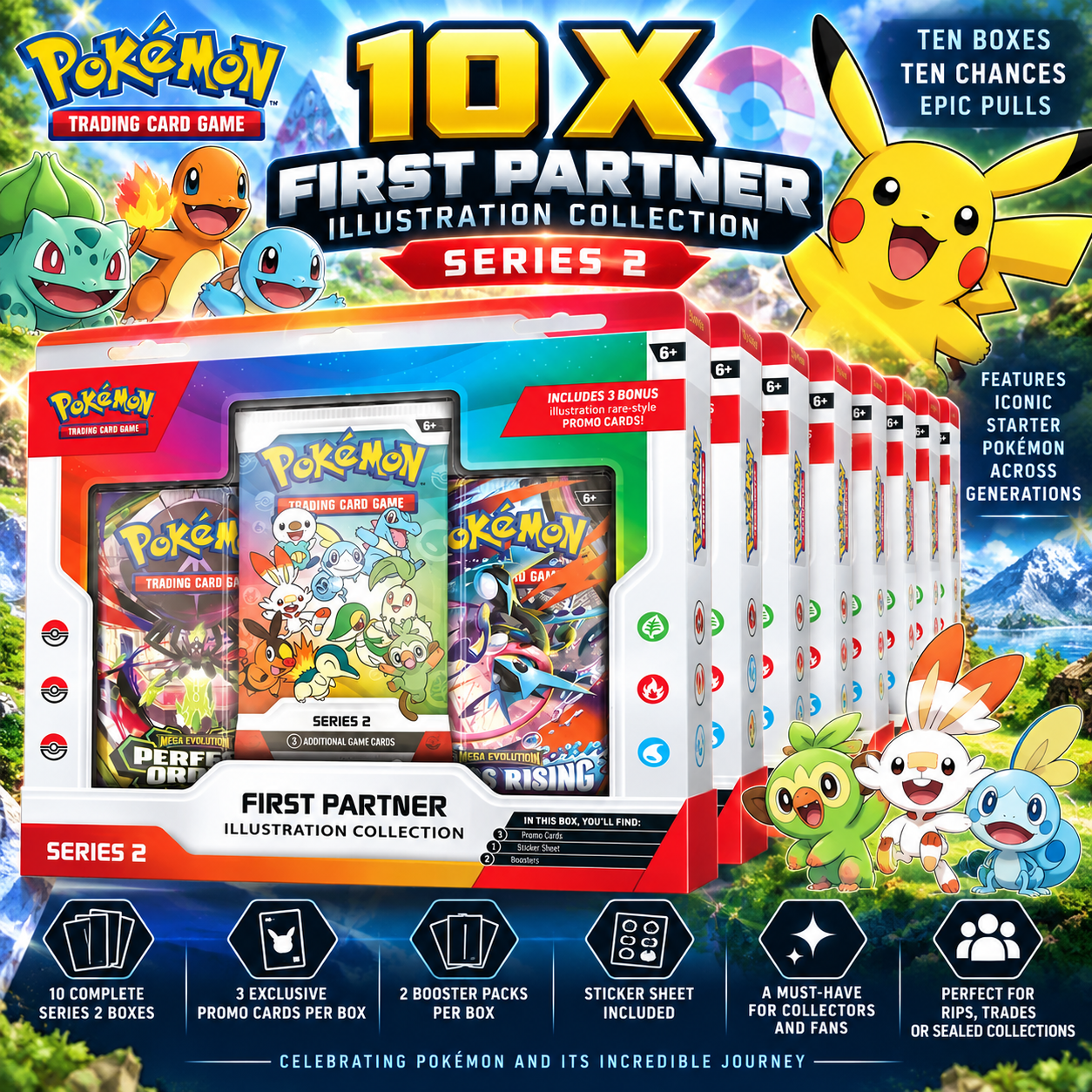 10 X FIRST PARTNER ILLUSTRATION COLLECTION SERIES 2 BOXES #1