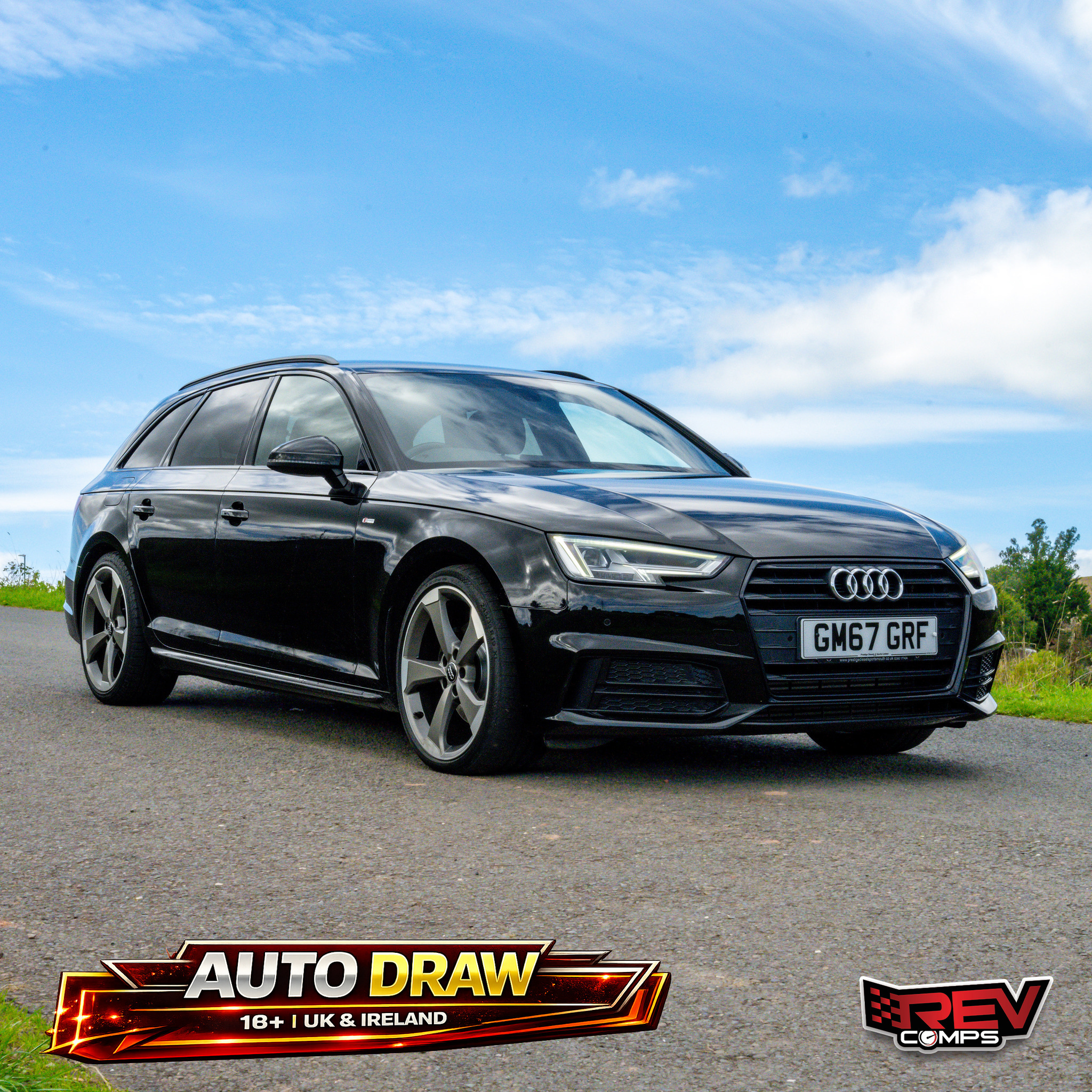2018 Audi A4 Avant Black Edition S line + £1,000