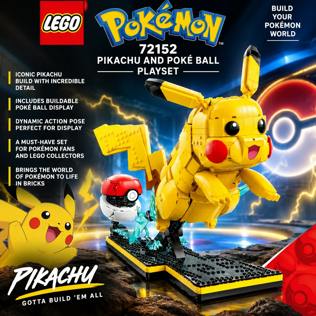 LEGO® POKÉMON™ 72152 PIKACHU AND POKÉ BALL PLAY SET #2