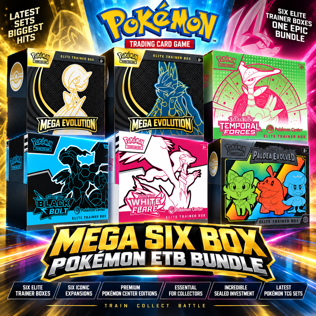 MEGA SIX BOX POKÉMON ELITE TRAINER BOX BUNDLE