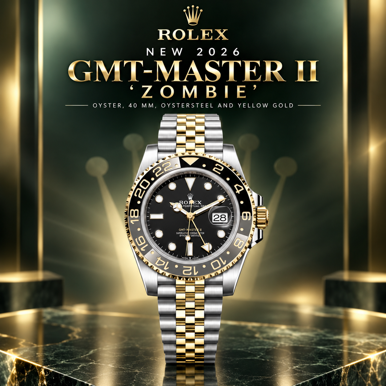 NEW 2026 ROLEX GMT-MASTER II ‘ZOMBIE’