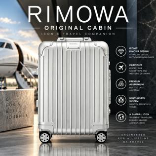 RIMOWA ORIGINAL CABIN – ICONIC ALUMINIUM LUXURY LUGGAGE #2