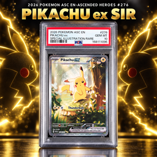 2026 POKEMON ASC EN-ASCENDED HEROES #276 PIKACHU ex SIR