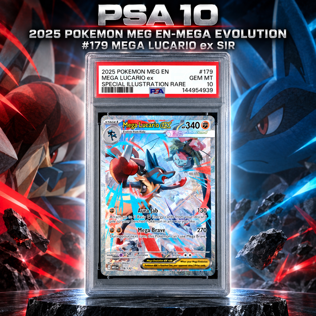 PSA 10 2026 POKEMON CRI EN-CHAOS RISING MEGA GRENINJA ex SIR