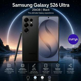 SAMSUNG GALAXY S26 ULTRA 256GB 5G SMARTPHONE – 200MP CAMERA