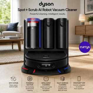 DYSON SPOT + SCRUB AI ROBOT VACUUM CLEANER - BLACK - PARENT DAY 2 #23