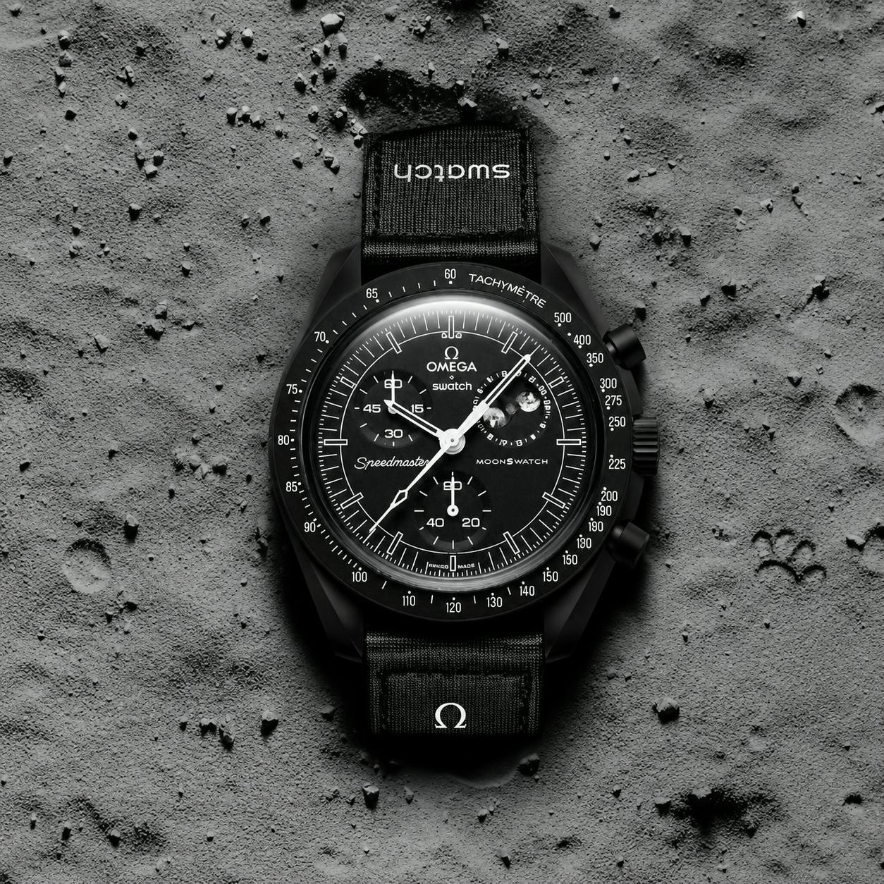 SWATCH X OMEGA SNOOPY MOONPHASE BLACK #22
