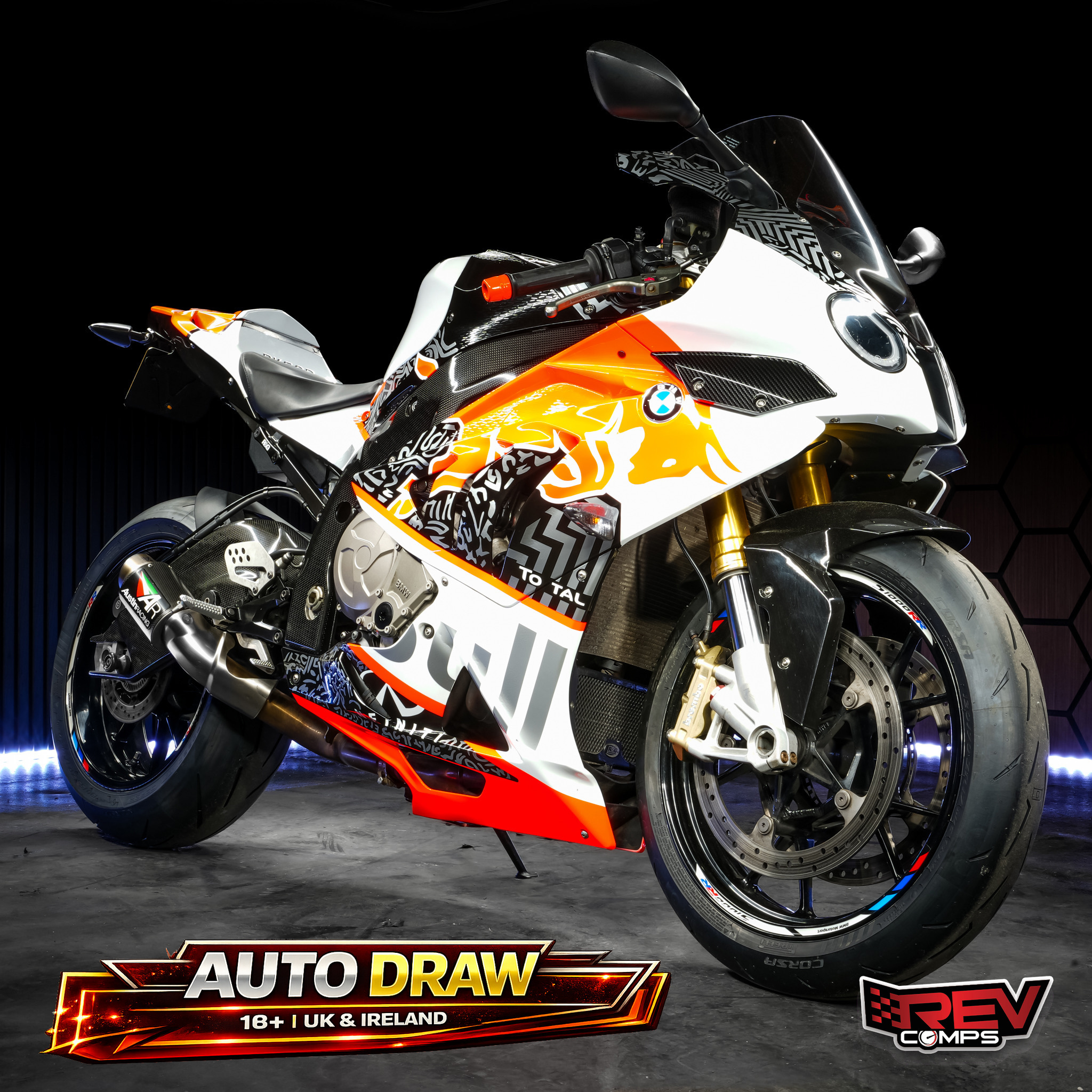 2012 BMW S1000RR RED BULL RACE REP