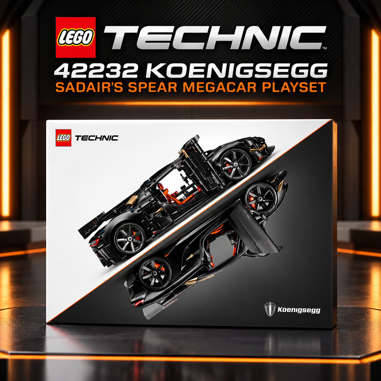 LEGO TECHNIC KOENIGSEGG SADAIR’S SPEAR MEGACAR – 42232 #2