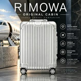 RIMOWA ORIGINAL CABIN – ICONIC ALUMINIUM LUXURY LUGGAGE