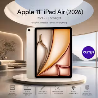 APPLE 11" IPAD AIR (2026) 256GB STARLIGHT – M4 CHIP