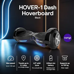 HOVER-1 Dash Hoverboard - Black