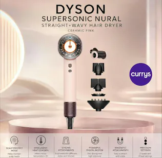 DYSON SUPERSONIC NURAL STRAIGHT+WAVY HAIR DRYER - CERAMIC PINK #10