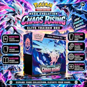 NEW POKEMON MEGA EVOLUTION CHAOS RISING ELITE TRAINER BOX