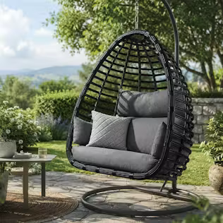 BALI HANGING EGG CHAIR + COVER 5 COLOUR CHOICES