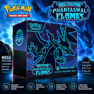 NEW SEALED PHANTASMAL FLAMES – POKÉMON CENTER ELITE TRAINER BOX