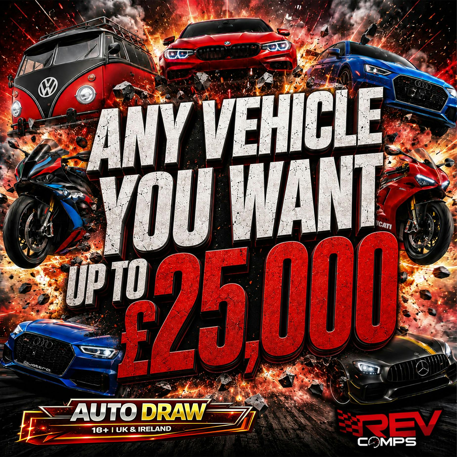 Any Vehicle/s You Want Up To £25,000