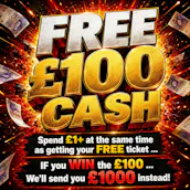 Andrew Burns - FREE £100 CASH - SPEND £1+ & IF YOU WIN WE'LL SEND YOU £1000