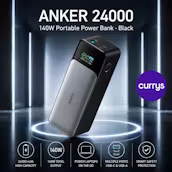 ANKER 24000 MAH 140W PORTABLE POWER BANK - BLACK