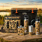LIMITED EDITION YETI WETLANDS CAMO COOLER BUNDLE