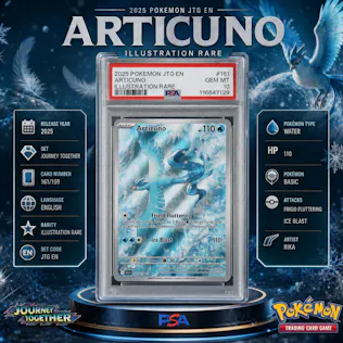 PSA 10 ARTICUNO JOURNEY TOGETHER ILLUSTRATION RARE