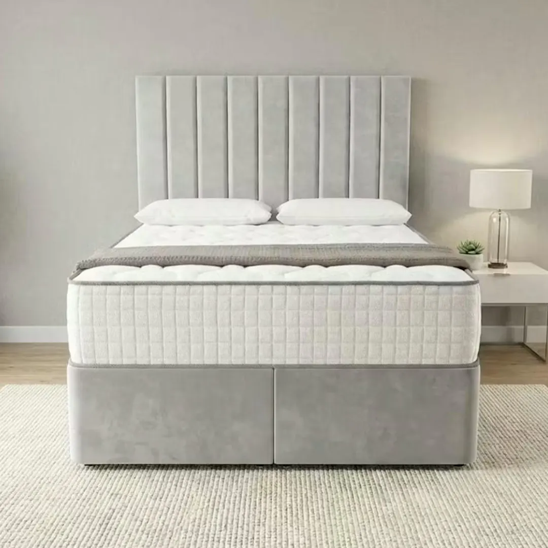 LUXURY OTTOMAN BED BUNDLE - FRAME, MATTRESS + CHOICE OF SIZE & FABRIC