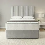 LUXURY OTTOMAN BED BUNDLE - FRAME, MATTRESS + CHOICE OF SIZE & FABRIC