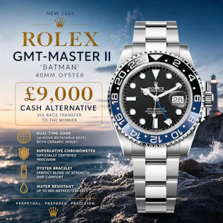 NEW 2026 ROLEX GMT-MASTER II 'BATMAN' OYSTER, 40 MM OR £9,000