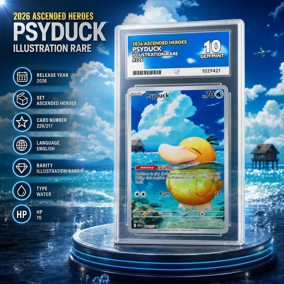 ACE 10 2026 ASCENDED HEROES PSYDUCK ILLUSTRATION RARE