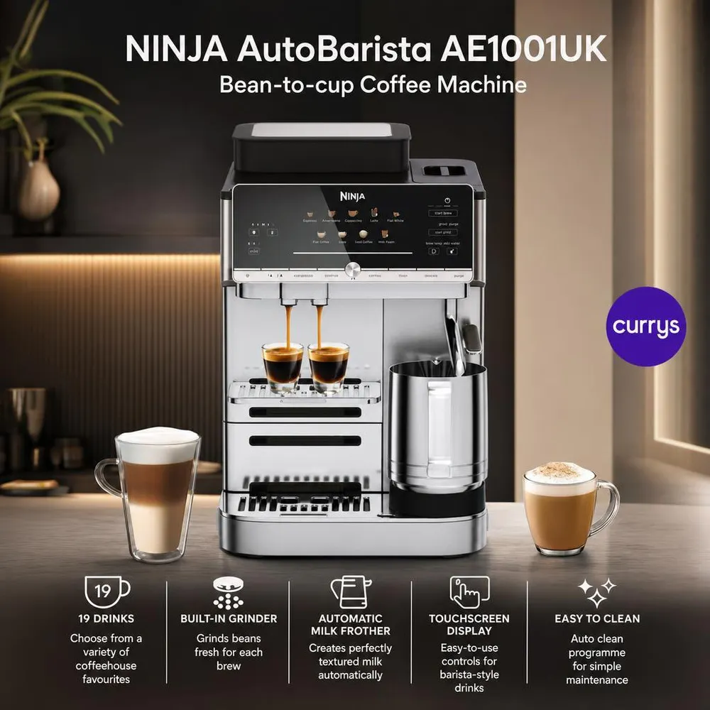 NINJA AutoBarista AE1001UK Bean-to-cup Coffee Machine