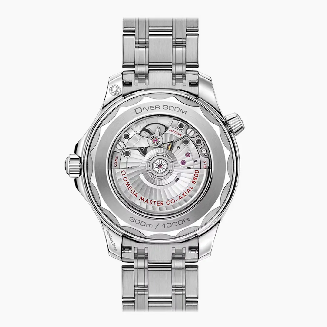 NEW OMEGA SEAMASTER DIVER 300 CO-AXIAL WATCH GREEN