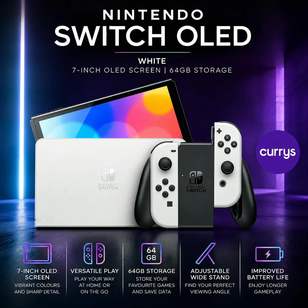 NINTENDO SWITCH OLED - WHITE
