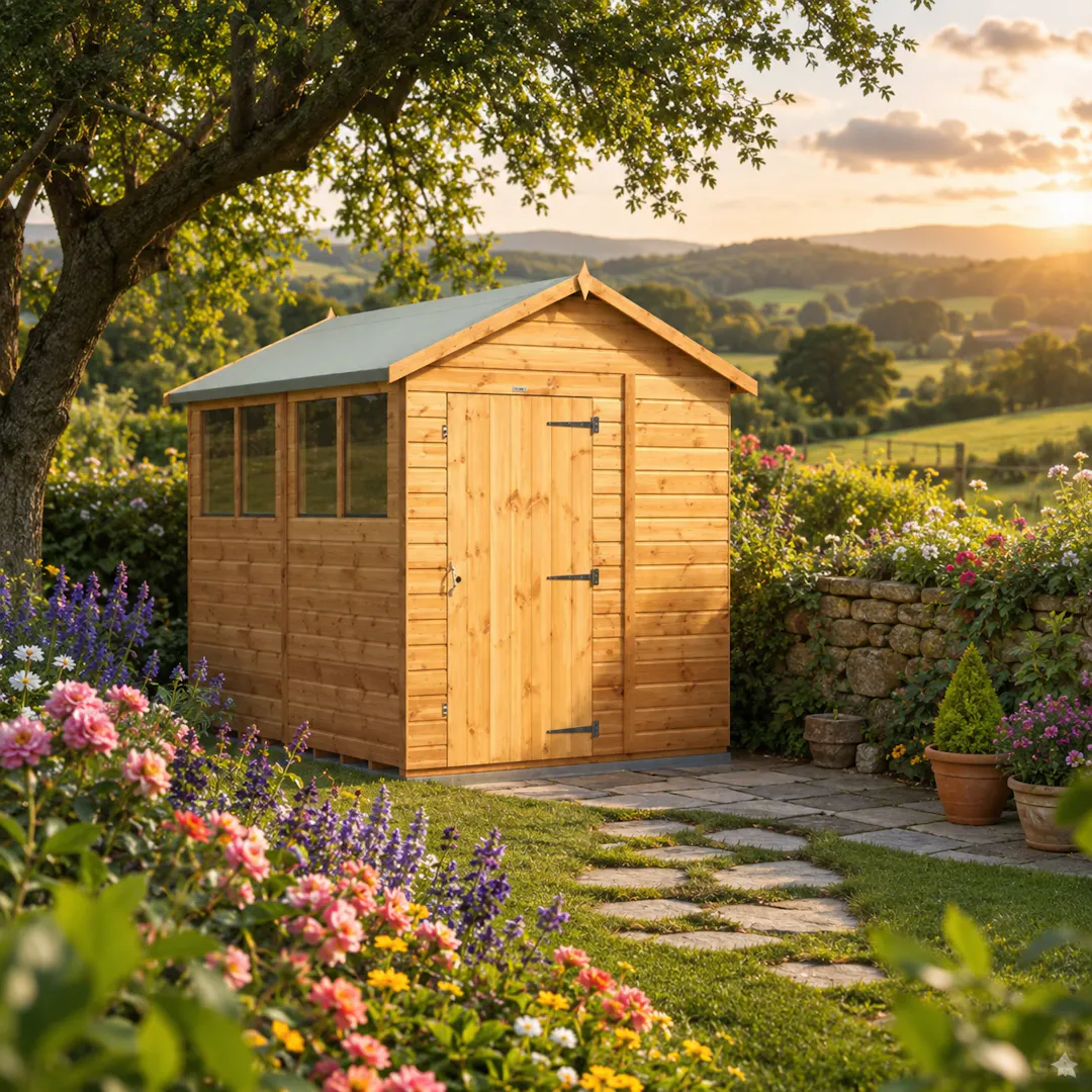 Power Apex GARDEN Shed 8x6