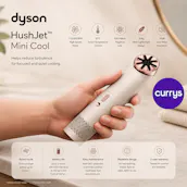 BRAND NEW DYSON HUSHJET MINI COOL - STONE & BLUSH