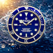 ROLEX SUBMARINER BLUESY Style Wall Clock