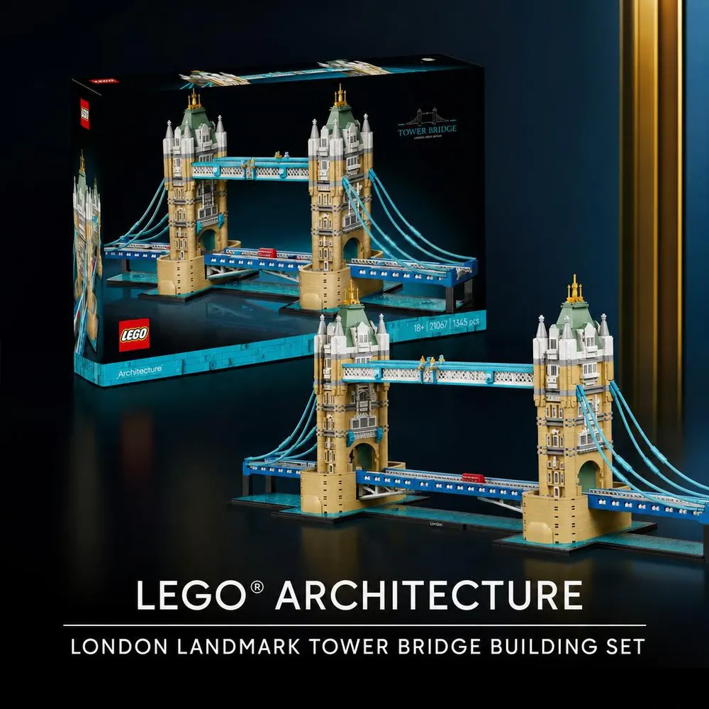 LEGO® ARCHITECTURE LONDON LANDMARK TOWER BRIDGE BUILDING SET