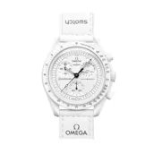 Swatch X OMEGA SNOOPY WHITE MISSION TO THE MOONPHASE