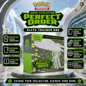 NEW POKEMON TCG MEGA EVOLUTION 'PERFECT ORDER' ELITE TRAINER BOX